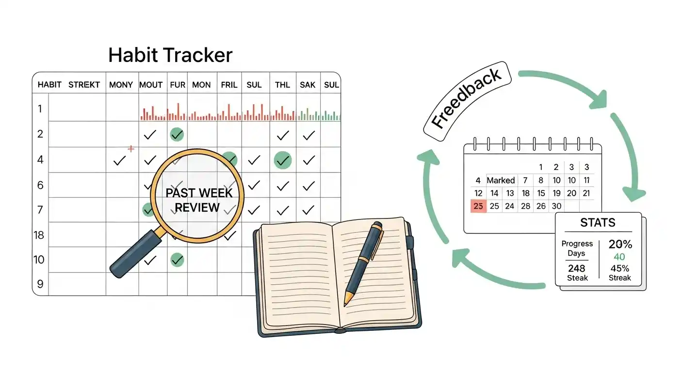 Tracking, Review और Feedback Loops