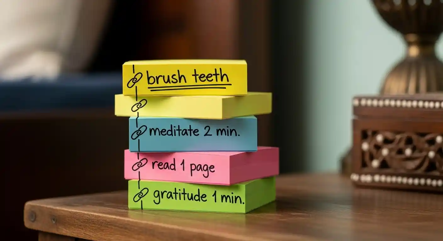 Habit Stacking — नई आदत, पुरानी के साथ