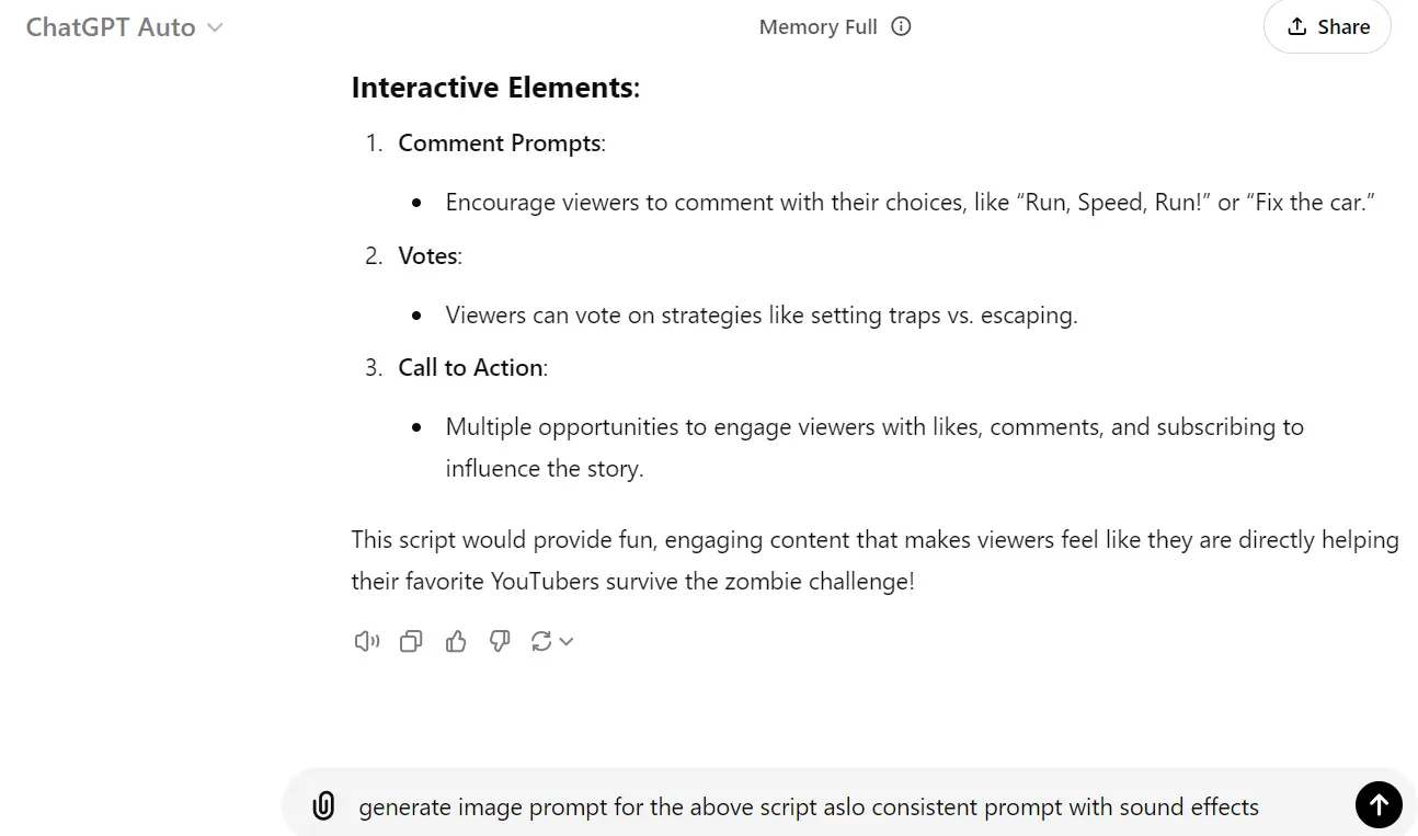 how to get consistent prompt on chatgpt