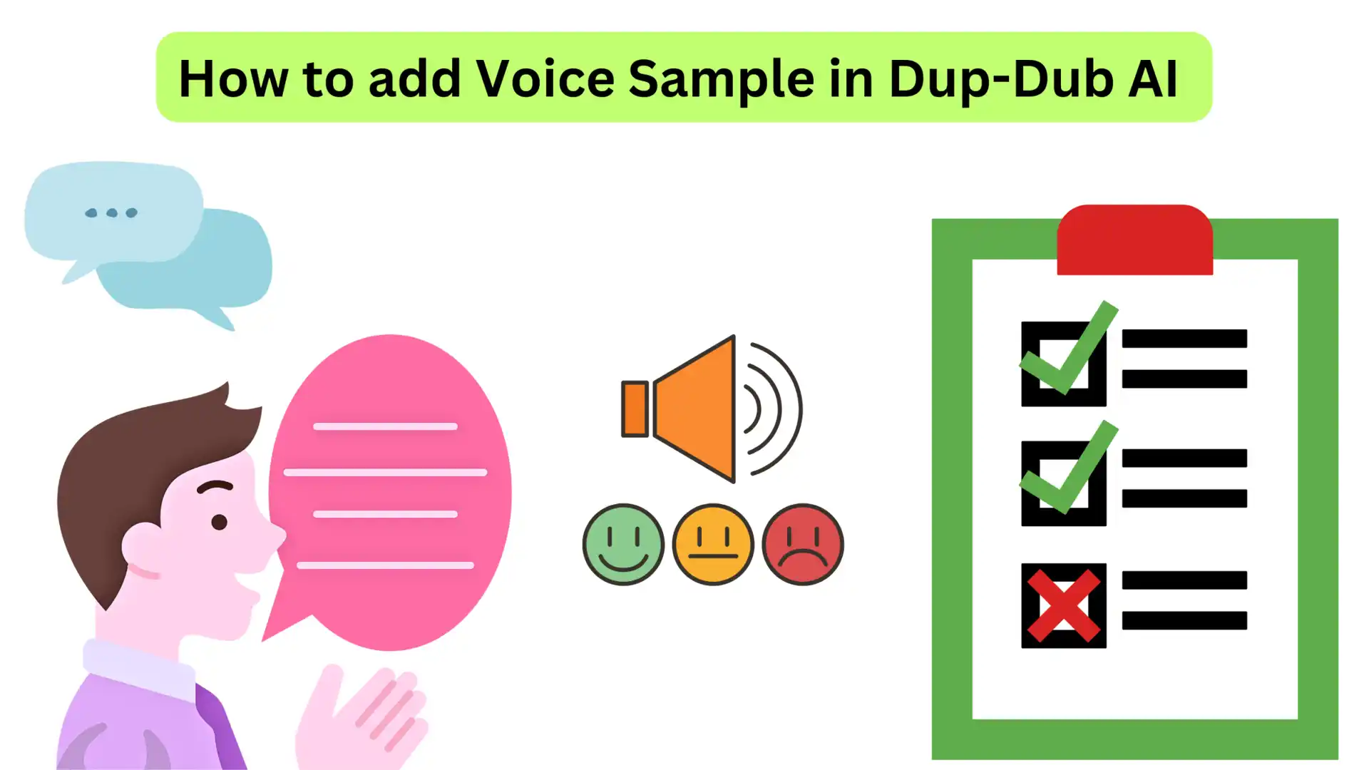 How to add Voice Sample in Dup-Dub AI