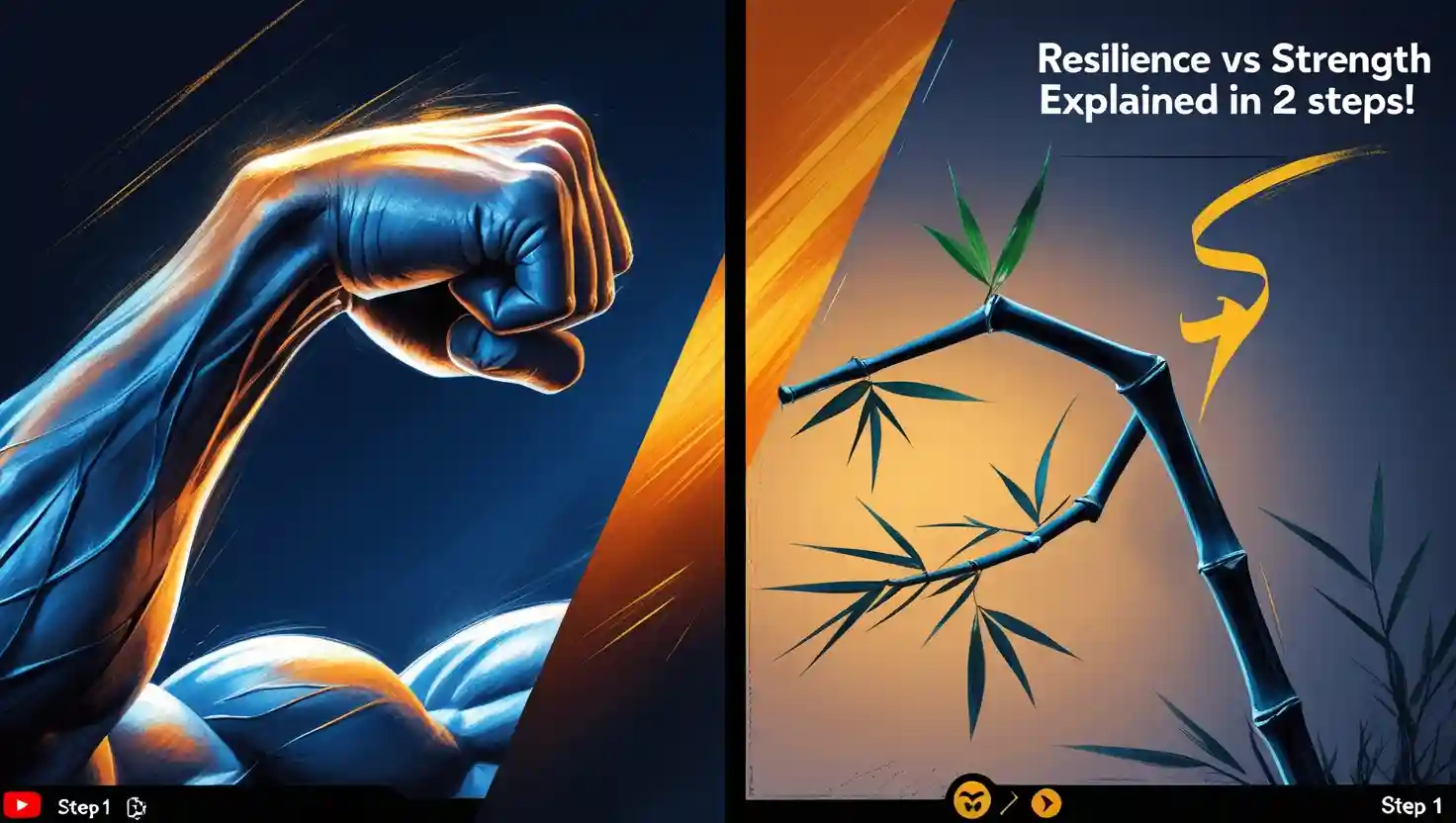 Resilience vs Strength – Explained in 2 Steps